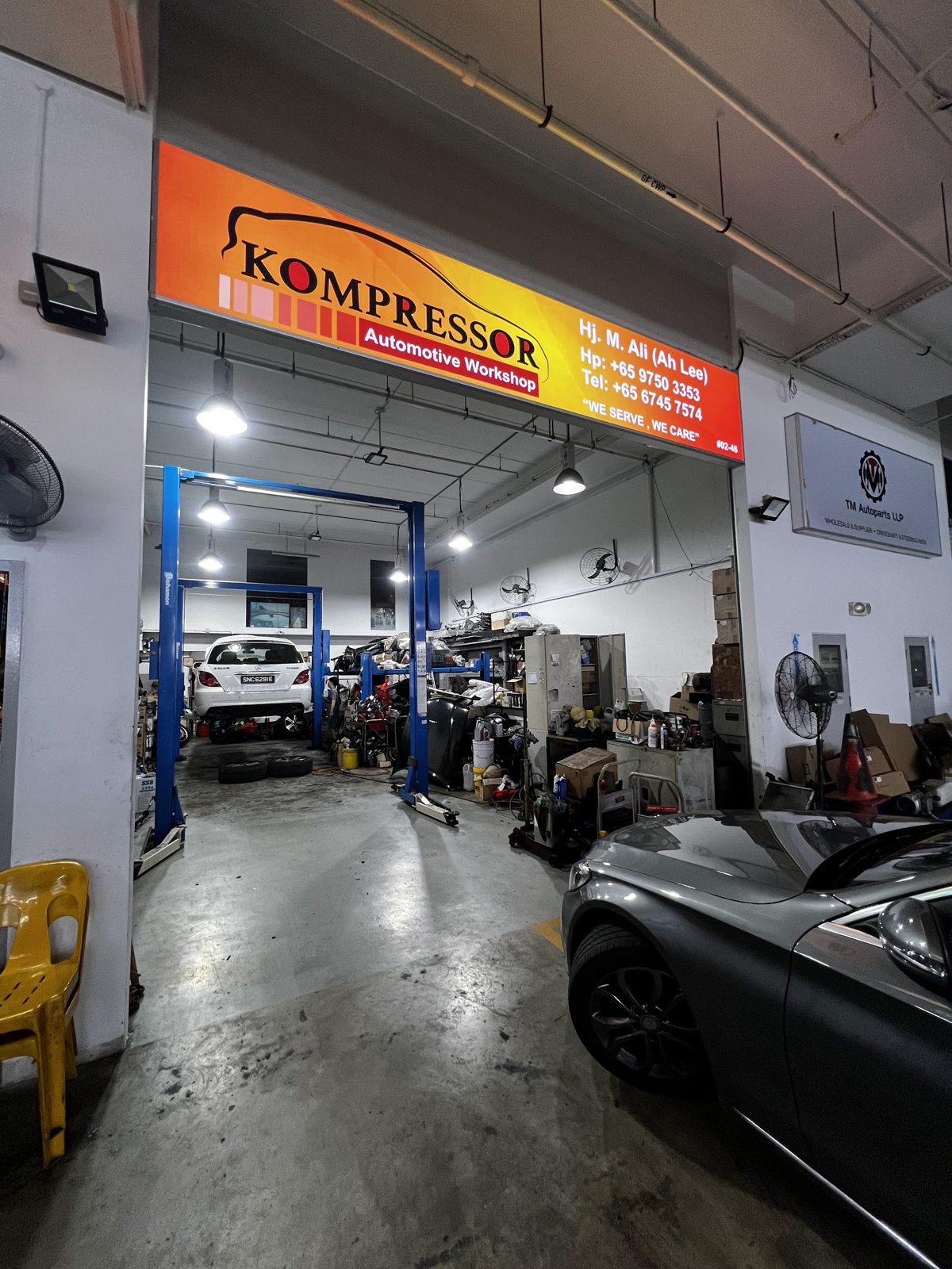 Inside Kompressor Automotive in Kaki Bukit
